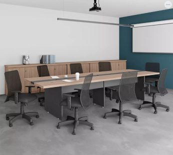 Mesa De Reunião 8 Lugares 76x120x270cm