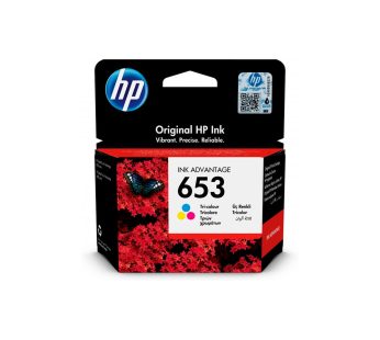 TINTEIRO 653 HP TRICOLOR 3YM74AE 6075/6475